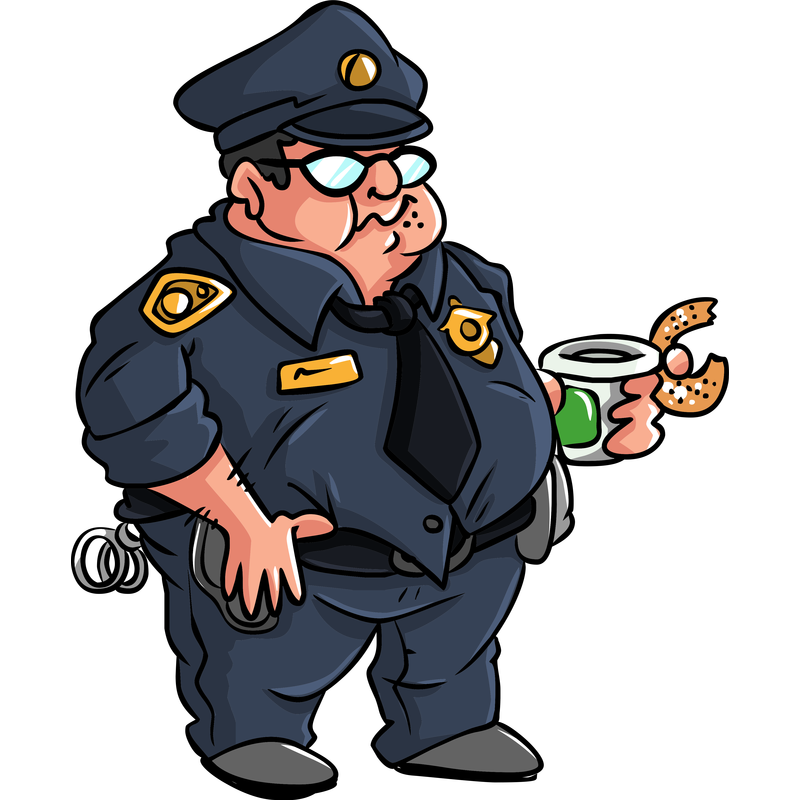Dicker Polizist Dicker Polizist