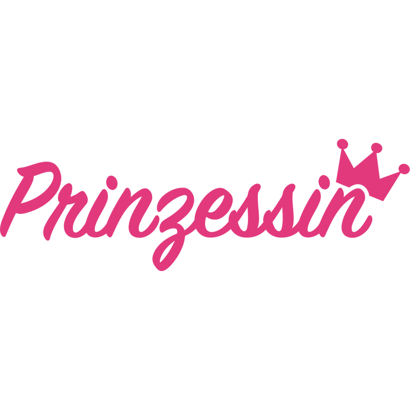 Shirtracer T-Shirt Mädchen 'Vollzeit Prinzessin' – Statement-Spruch, 100% Baumwolle
