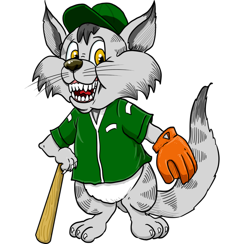 Baseball Katze Baseball Katze