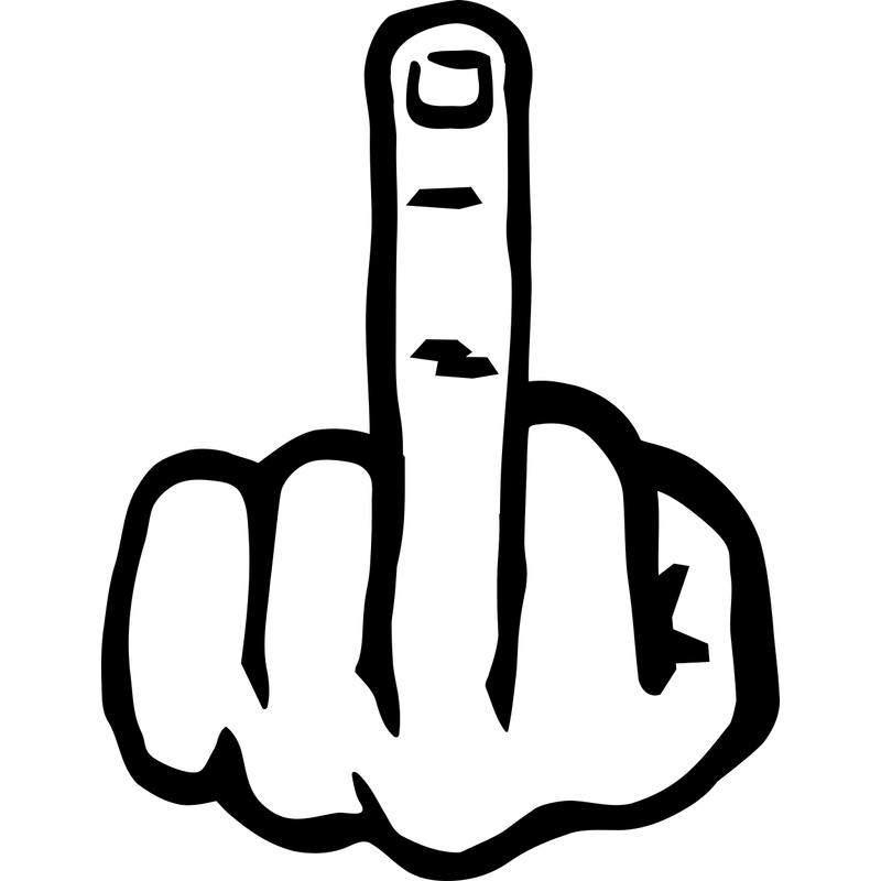 Mittelfinger Zeichnen