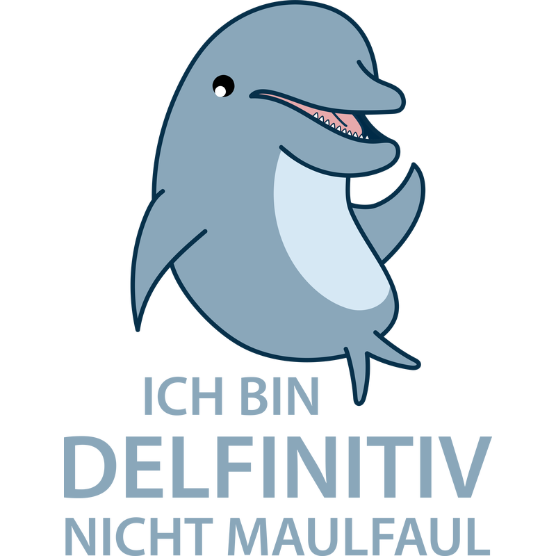 Lustiger Delfin kommuniziert Lustiger Delfin kommuniziert
