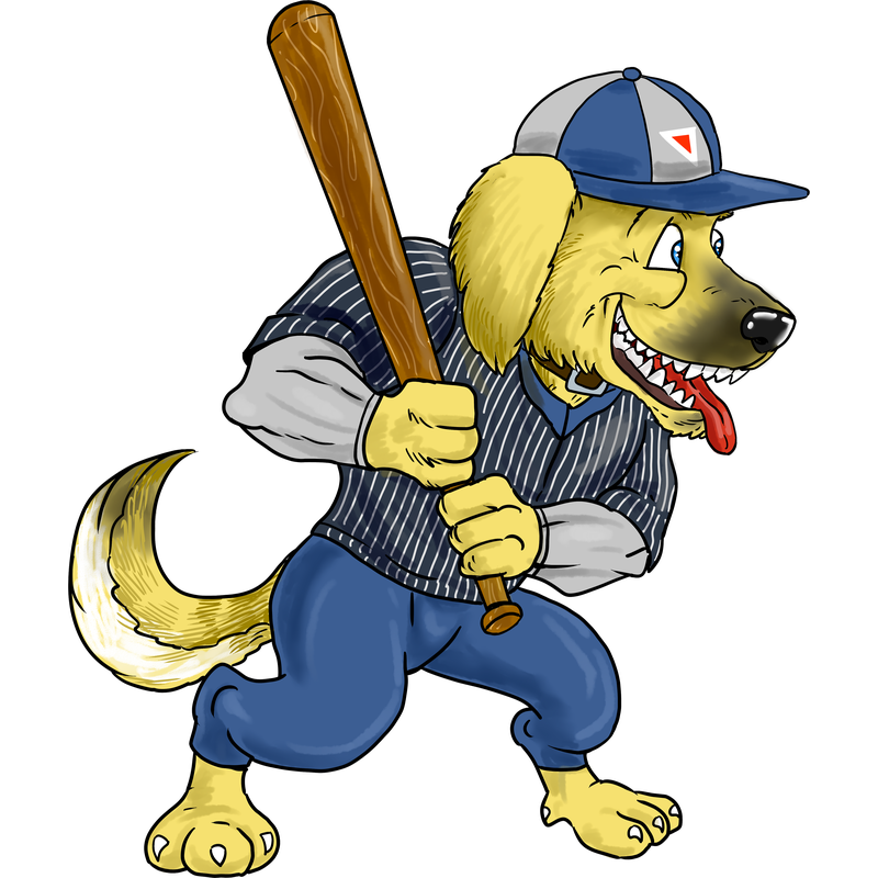 Baseball Hund Baseball Hund
