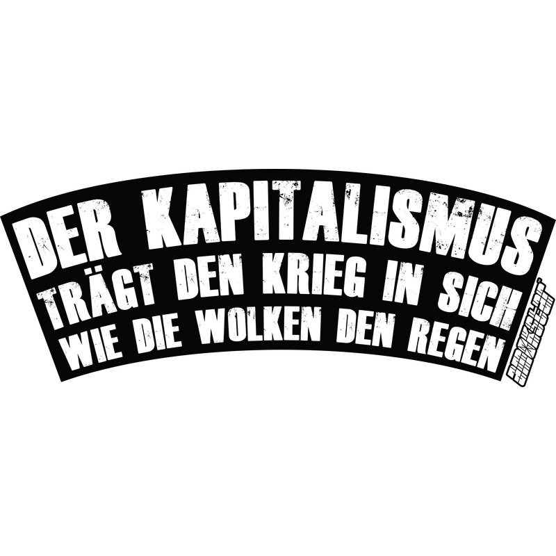 Der Kapitalismus trägt den Krieg in sich, Amokstar Der Kapitalismus trägt den Krieg in sich, Amokstar