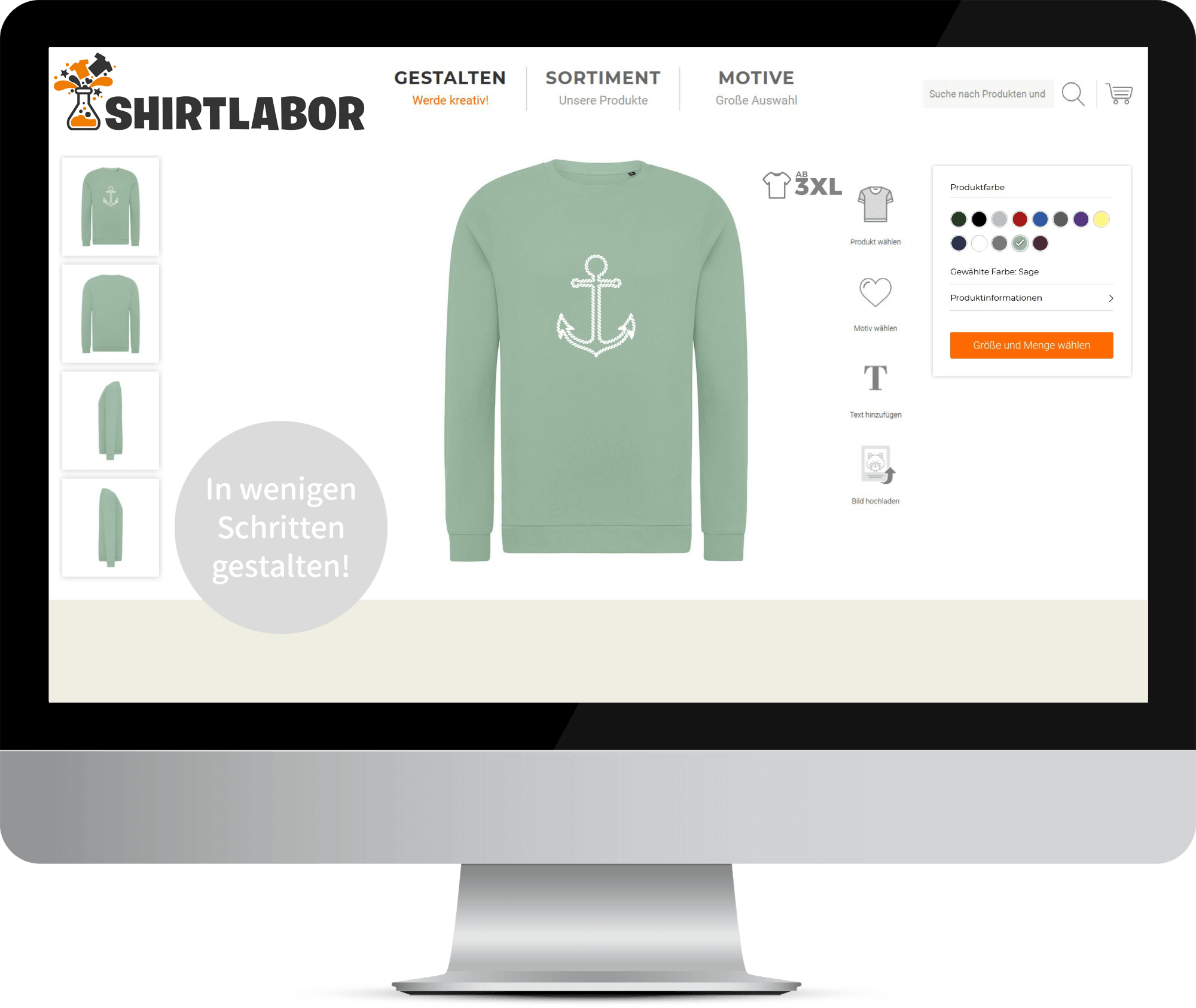 Jetzt Übergrößen Shirts gestalten Wie kann man Übergrößen Shirts selbst gestalten - Wähle Dein Übergrößen Shirt zum Bedrucken