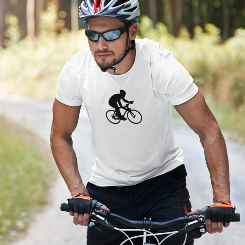Fahrrad T-Shirt mit Aufdruck