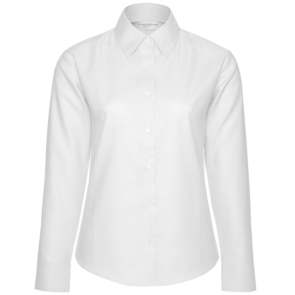 Frauen Oxford Langarmbluse in Übergröße Frauen Oxford Langarmbluse in Übergröße