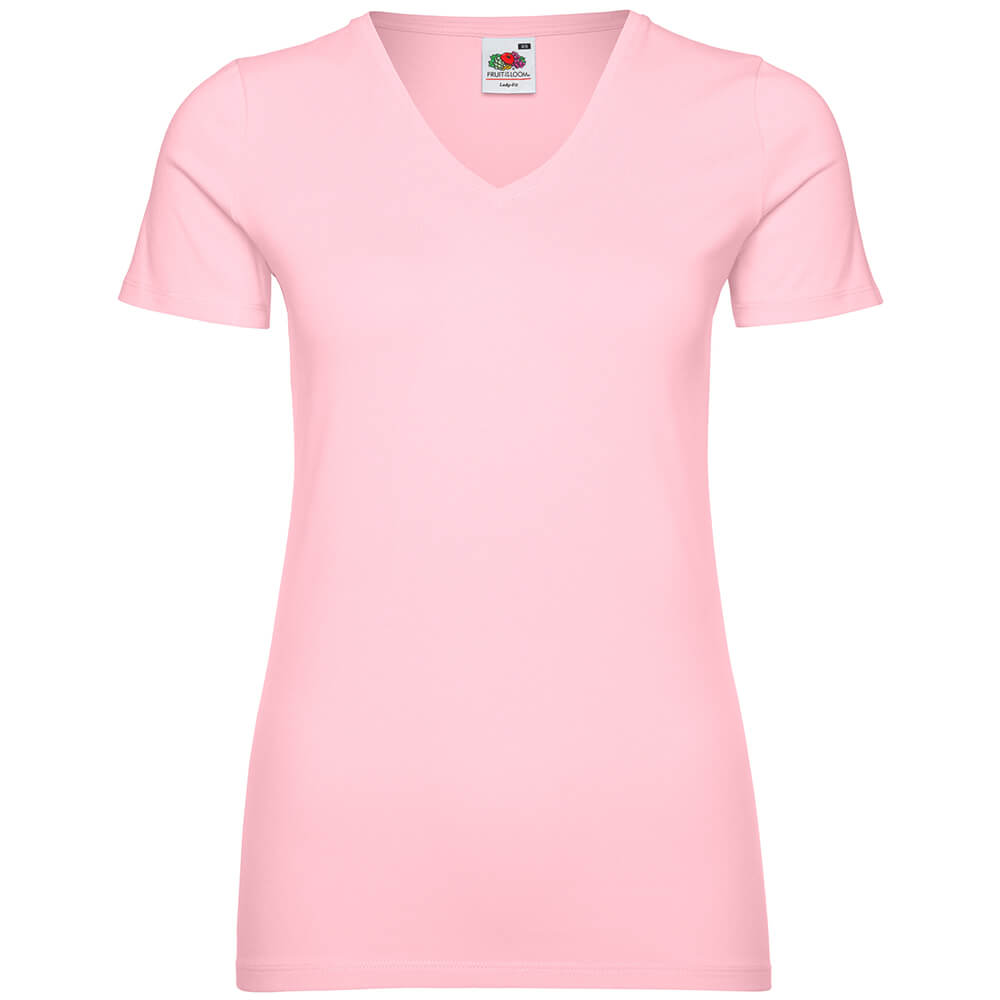 Frauen V-Ausschnitt T-Shirt Valueweight