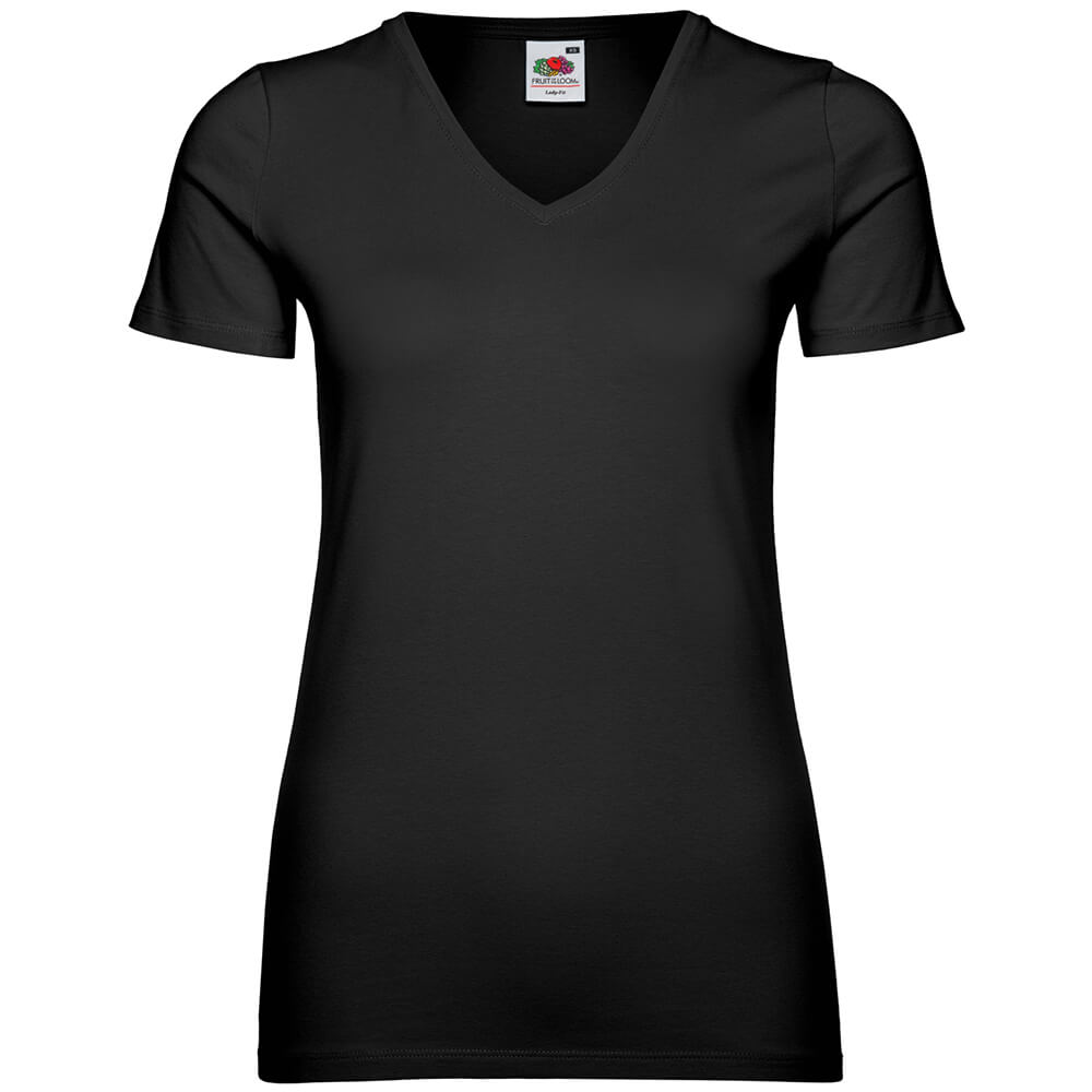 Frauen V-Ausschnitt T-Shirt Valueweight