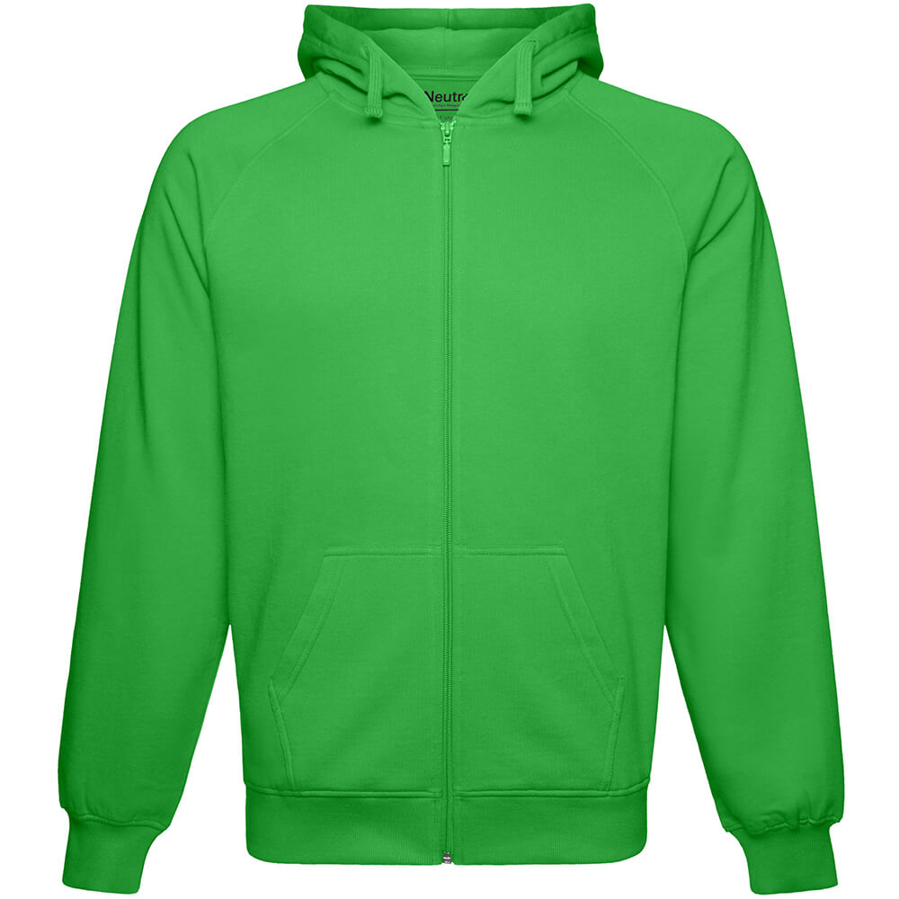 Männer Bio Kapuzensweatjacke Fairtrade in Übergröße