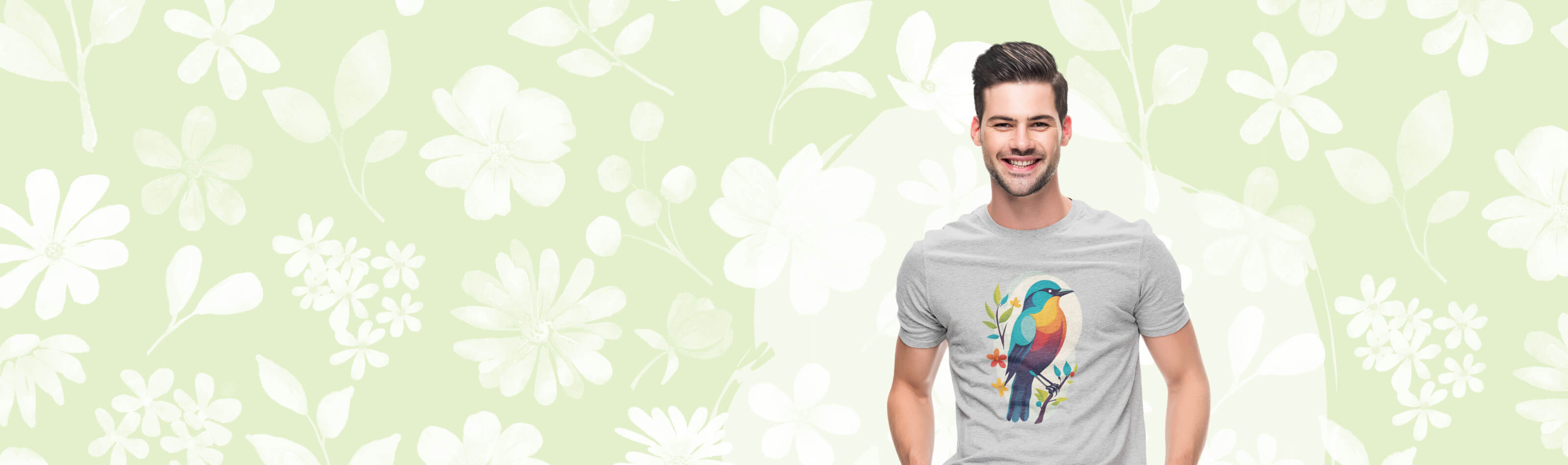 Frühlingshafte T-Shirts bedrucken lassen