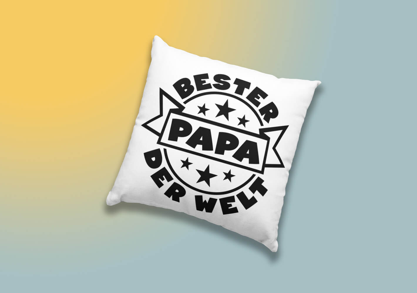 Kissen bedrucken bester Papa