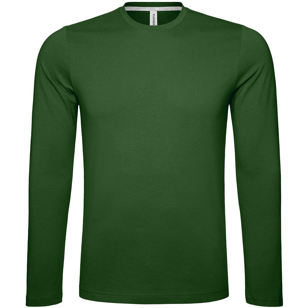 Männer Rundhals Langarmshirt