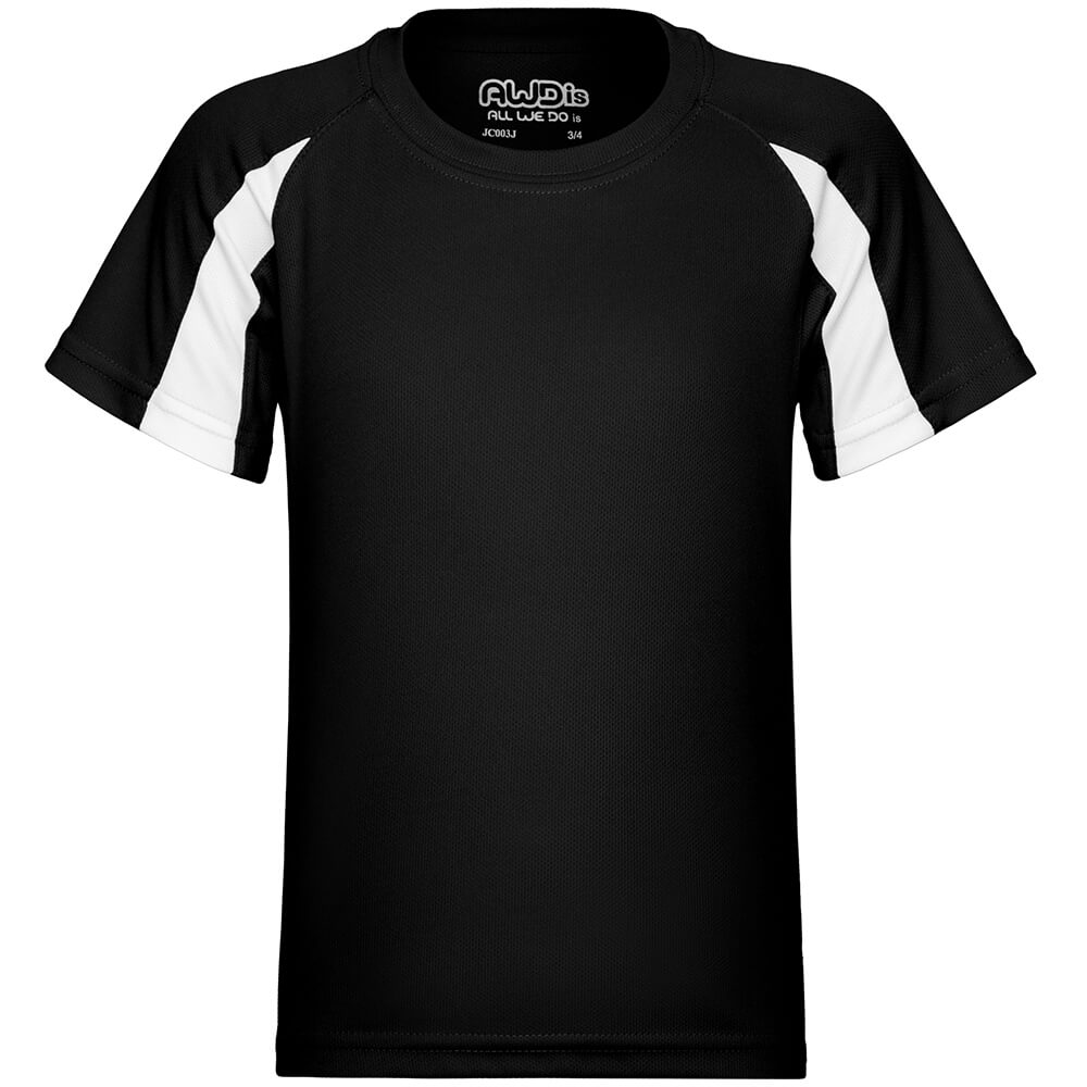 Teenager Kontrast Funktionsshirt - Cool Neoteric