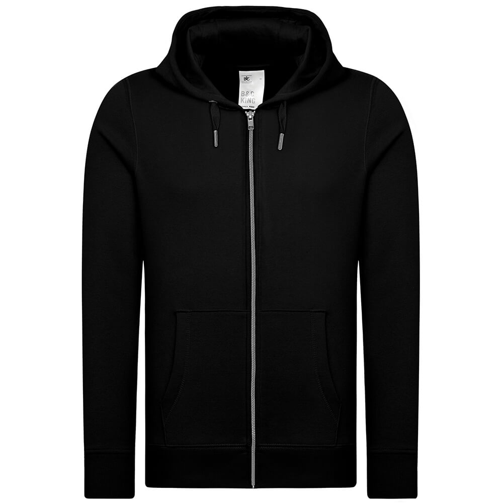 Unisex Kapuzen-Sweatjacke 80/20 Royal Line in Übergröße