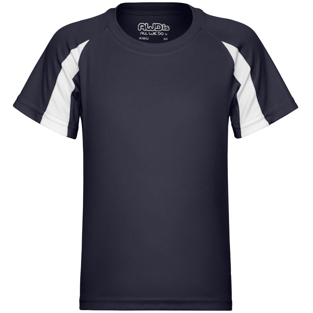 Teenager Kontrast Funktionsshirt - Cool Neoteric