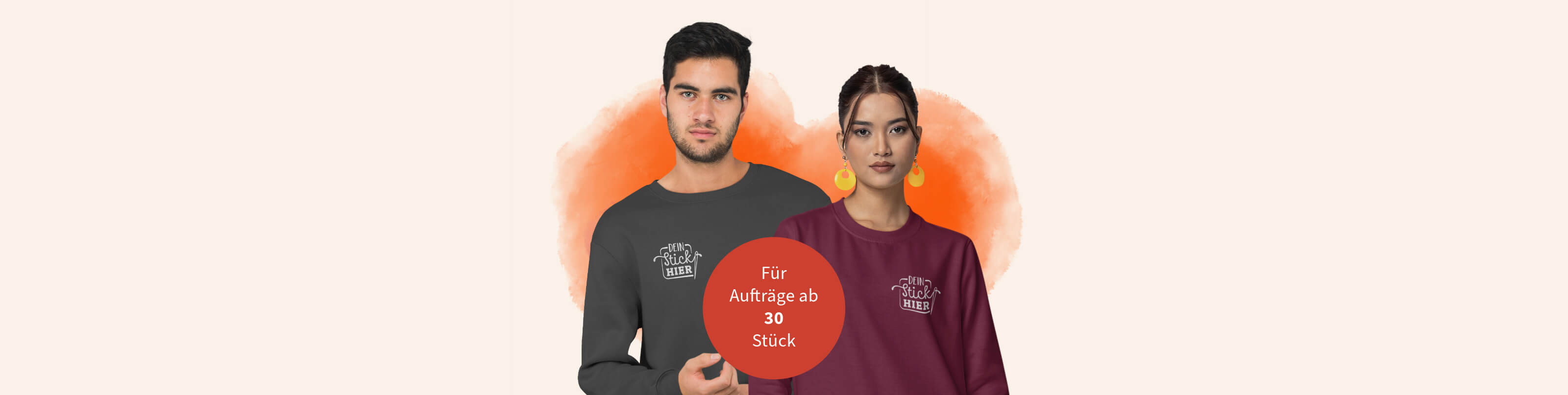 Sweatshirts hochwertig besticken