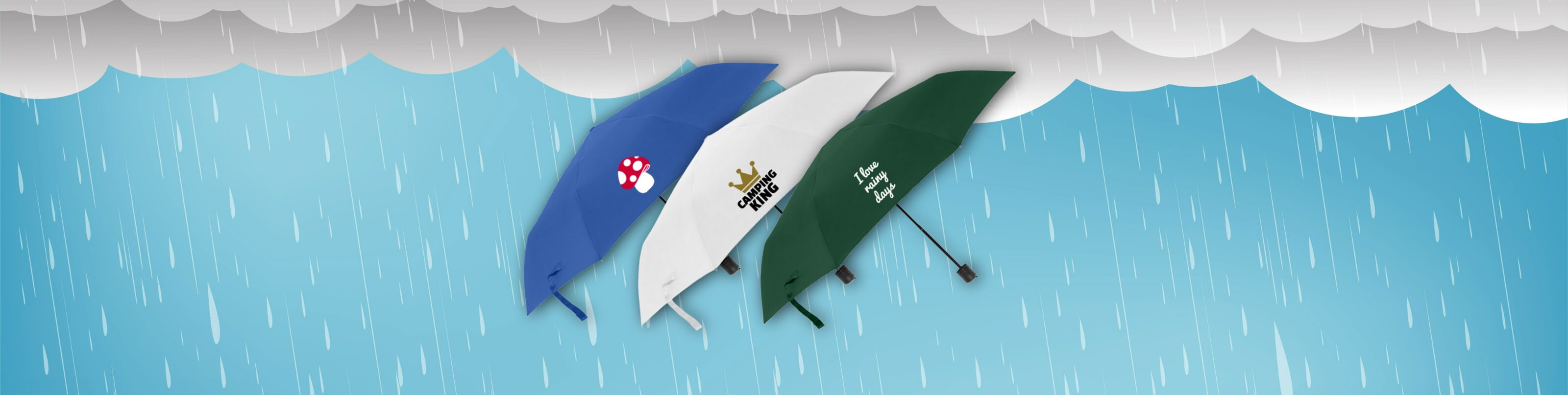 Regenschirme selbst gestalten und bedrucken