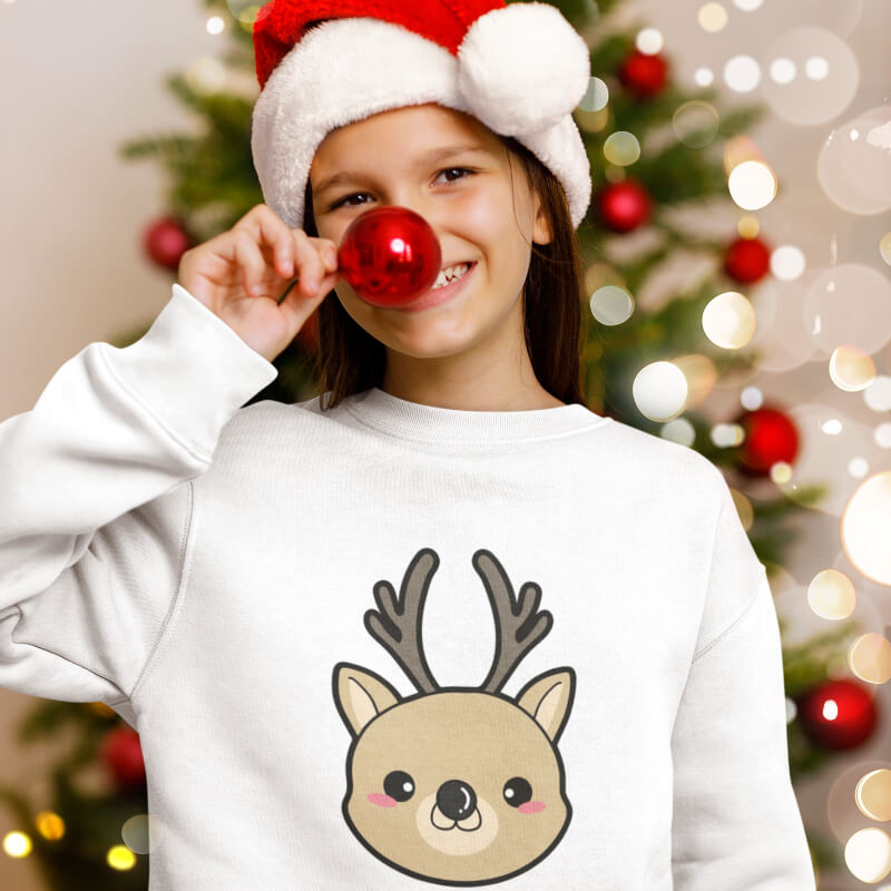 Weihnachts-Sweatshirt für Kinder 