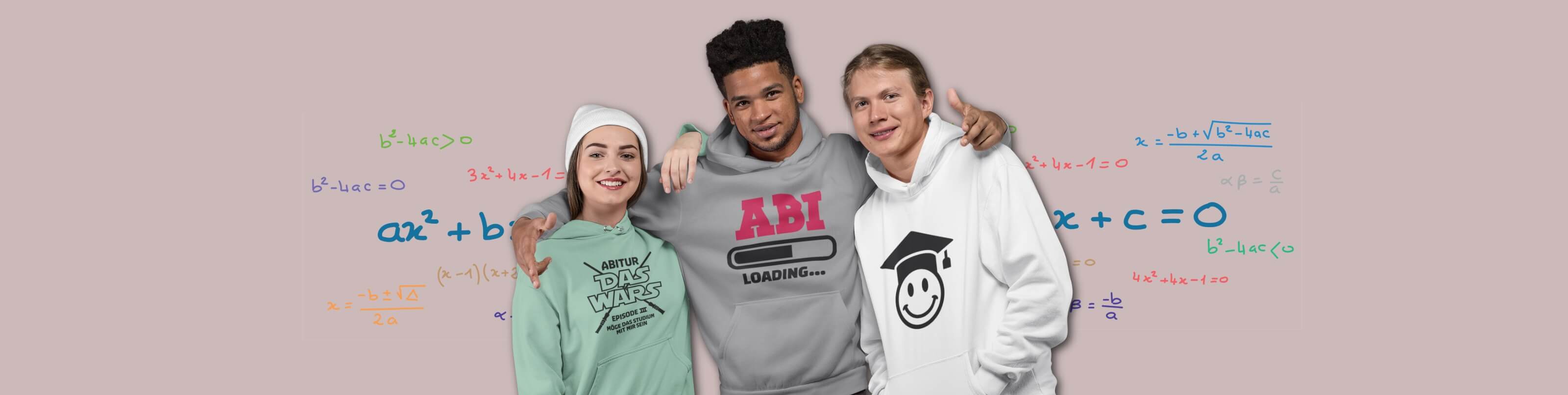 Abschluss Pullover gestalten und bedrucken