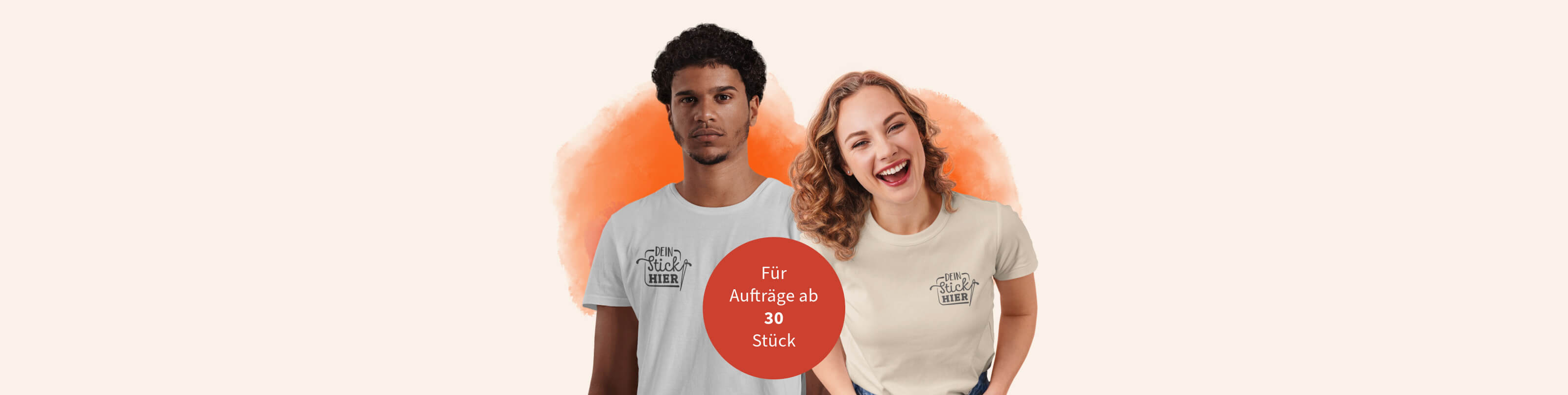 T-Shirts mit hochwertiger Bestickung