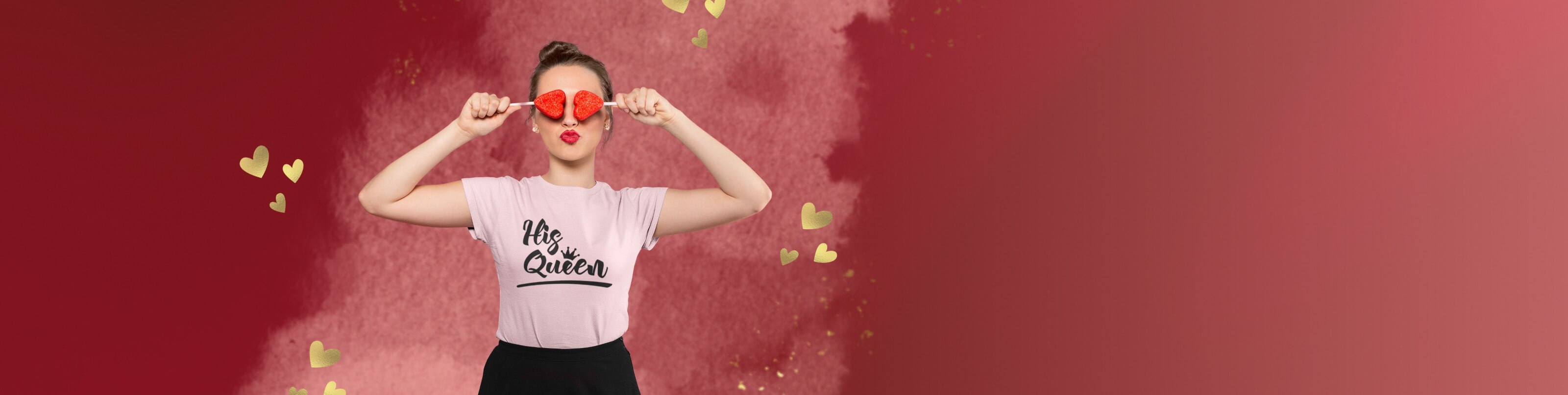 Individuelle T-Shirts gestalten zum Valentinstag