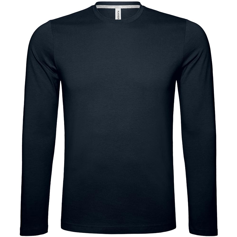 Männer Rundhals Langarmshirt