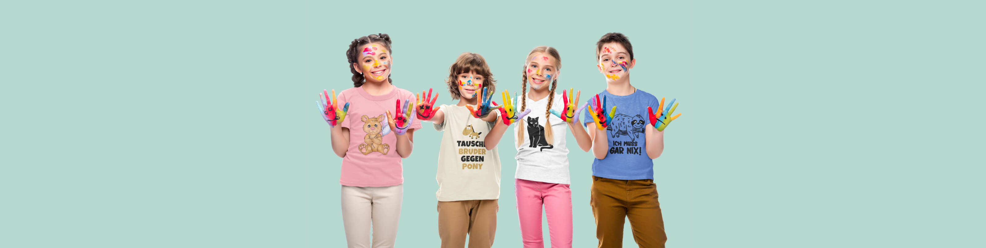 Kinderkleidung bedrucken mit Motiven und Fotos