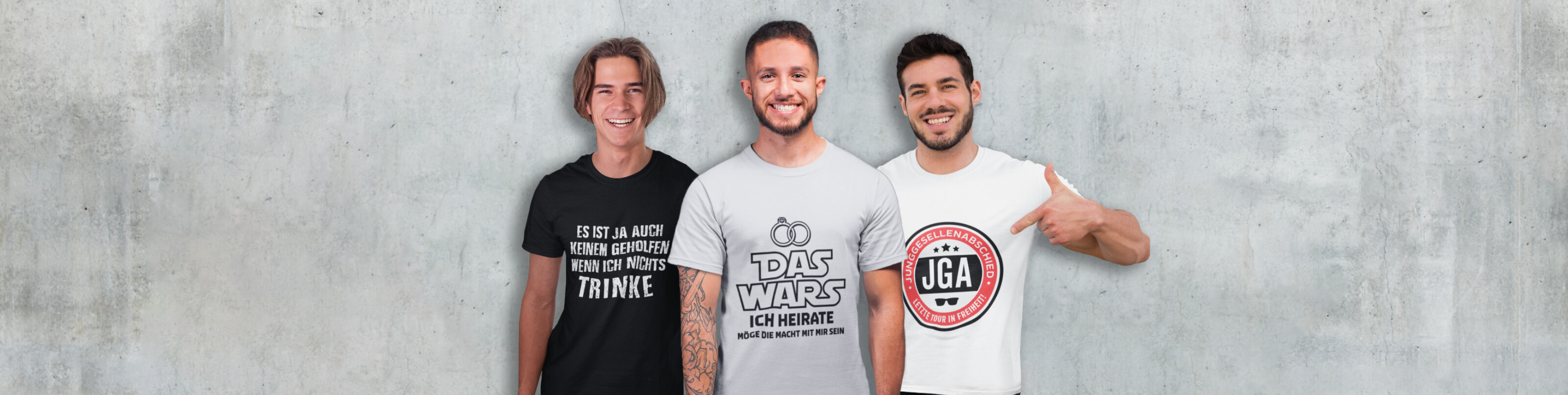 Junggesellenabschied T-Shirts gestalten