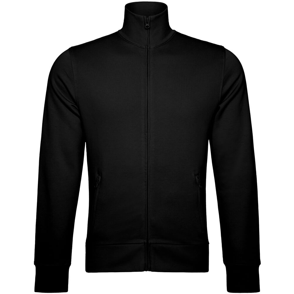 Männer Sweatjacke Stand-Up Collar in Übergröße