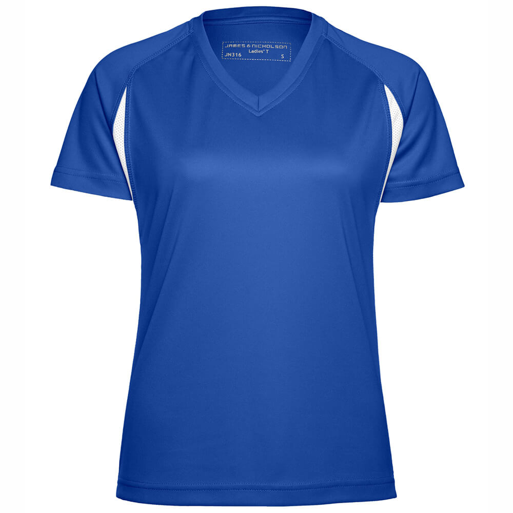 Frauen TOPCOOL® Laufshirt mit V-Ausschnitt