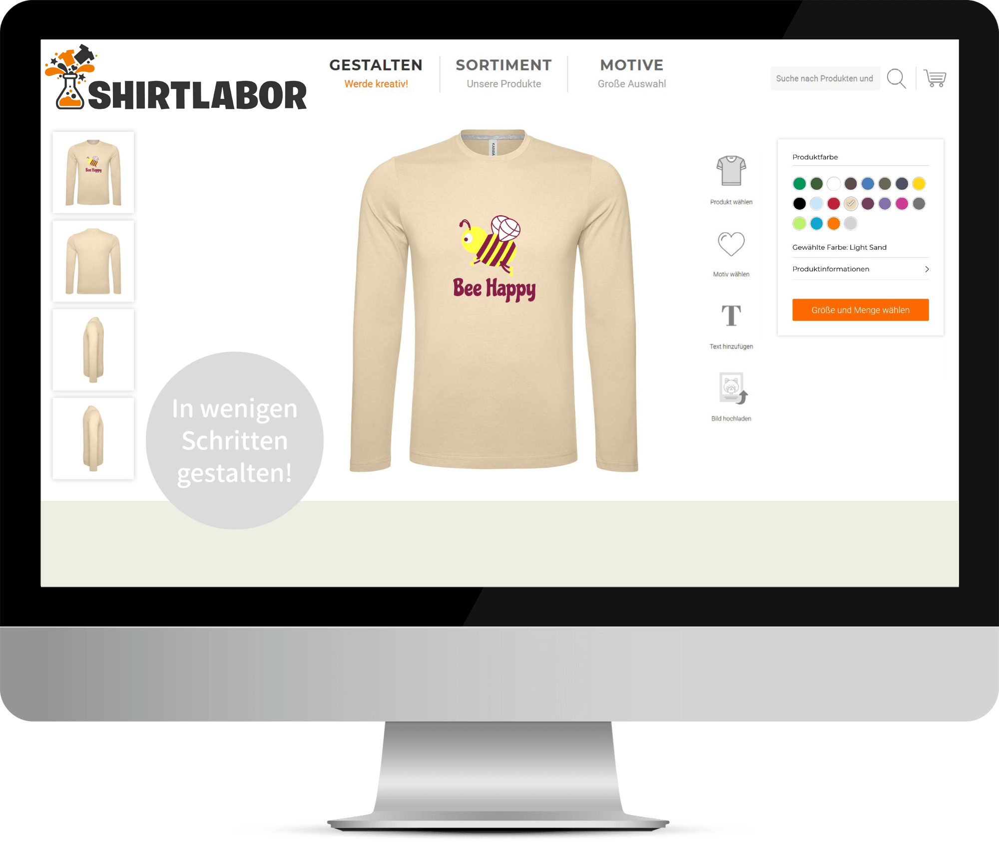 Jetzt Langarmshirt gestalten Wie kann man Langarmshirts selbst gestalten - Wähle Dein Langarmshirt zum Bedrucken