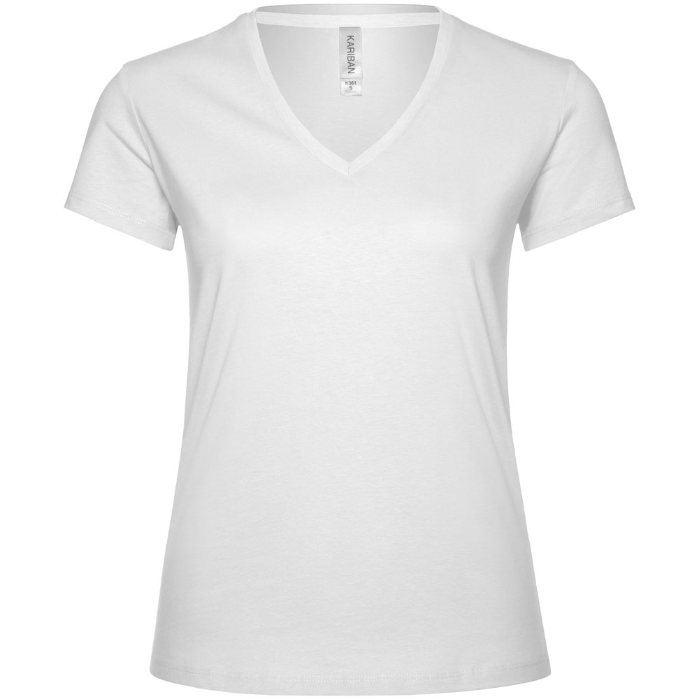 Frauen T-Shirt mit V-Ausschnitt