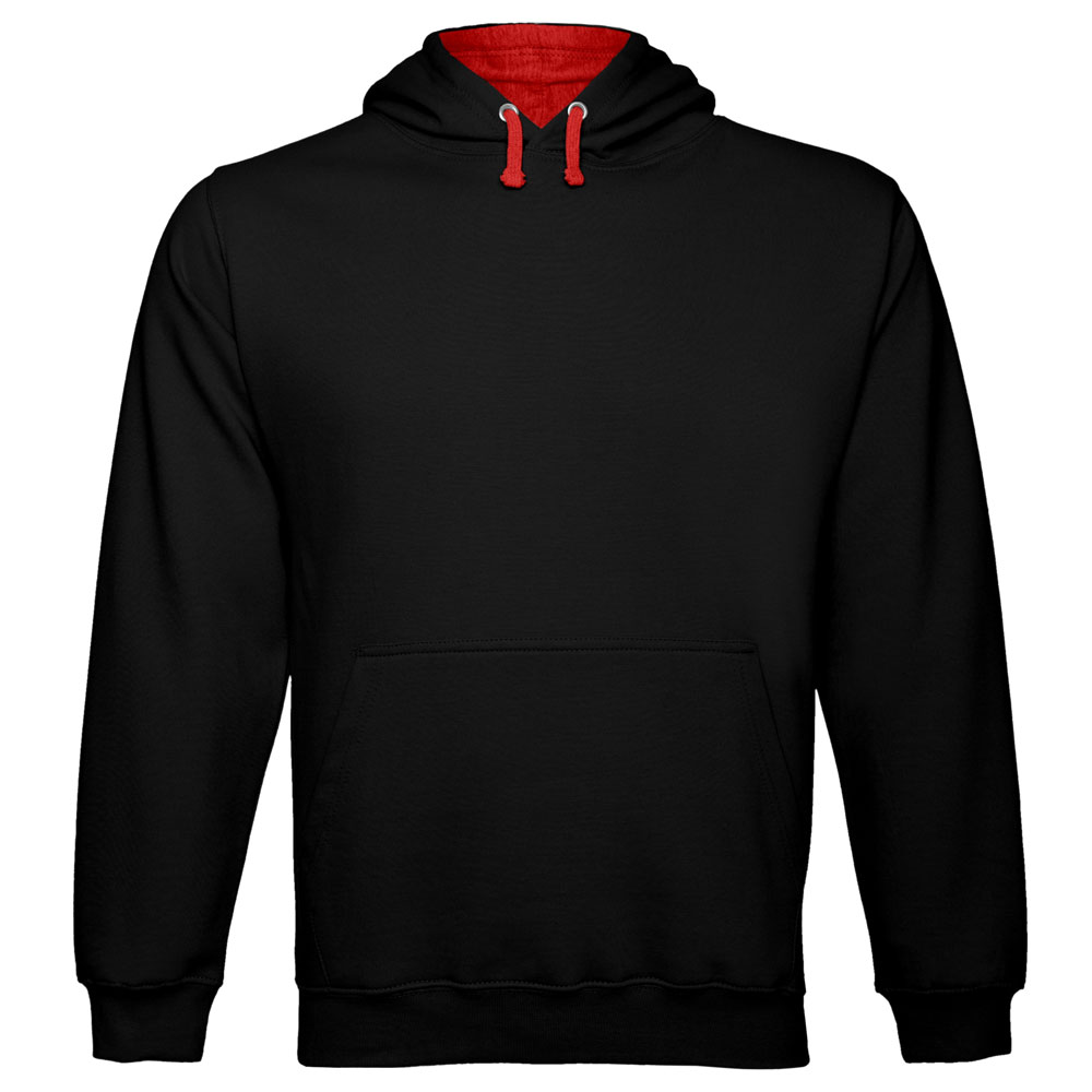 Männer Kontrast Hoodie Varsity in Übergröße