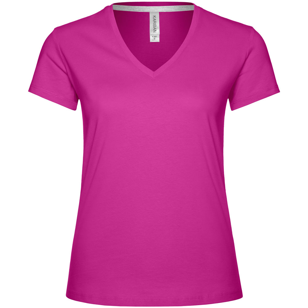 Frauen T-Shirt mit V-Ausschnitt
