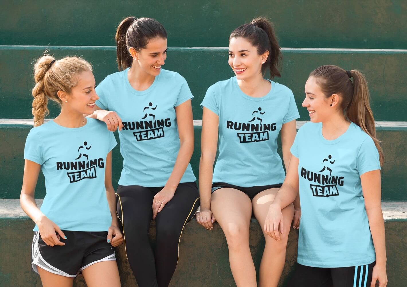 Gruppen T-Shirts bedrucken - Running Team