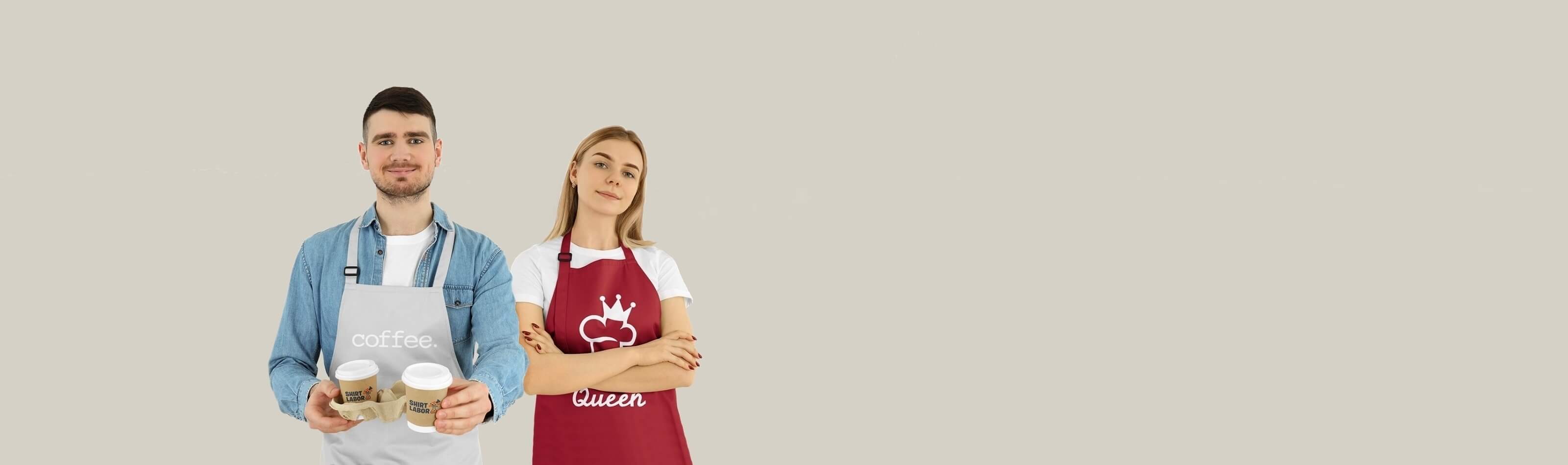 Gestalte Deine Schürze Schürze bedrucken mit Foto, Logo und Text