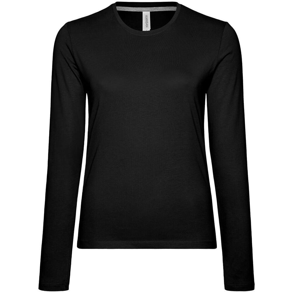 Frauen Rundhals Langarmshirt