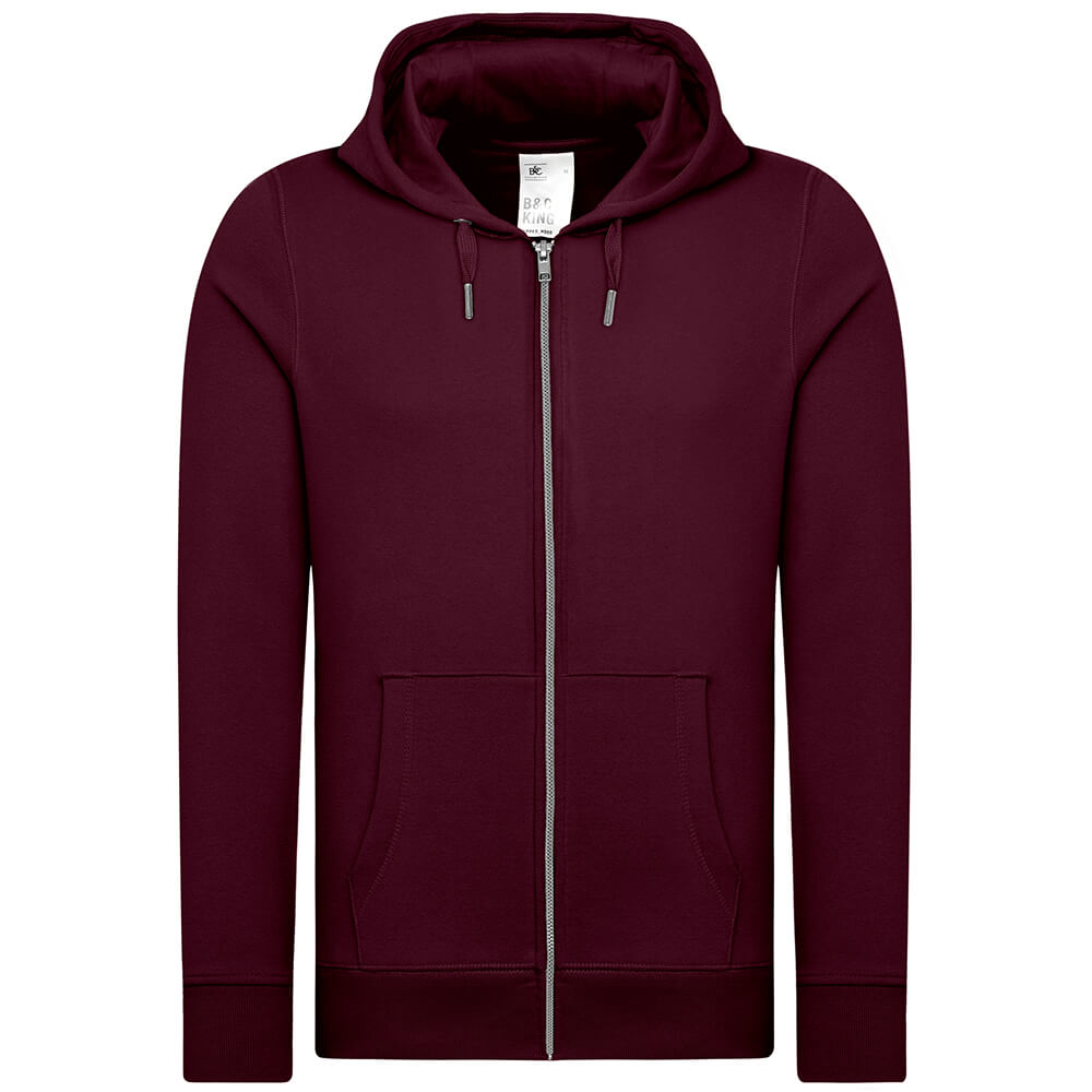 Unisex Kapuzen-Sweatjacke 80/20 Royal Line in Übergröße