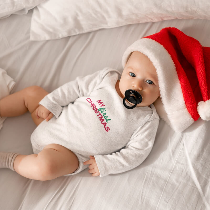 Baby Strampler bedrucken als Weihnachtsgeschenk