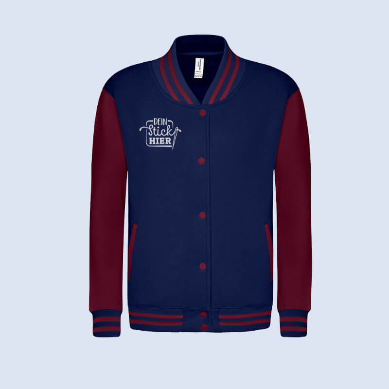 Kinder-Jacke mit Stick-Motiv