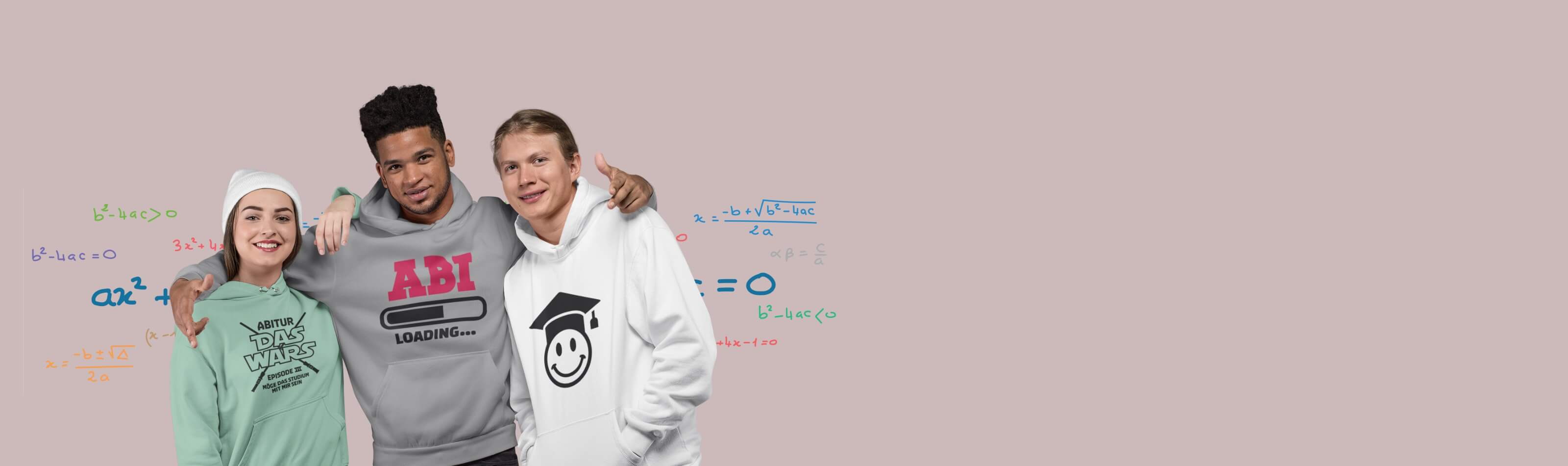 Abschluss Pullover gestalten und bedrucken