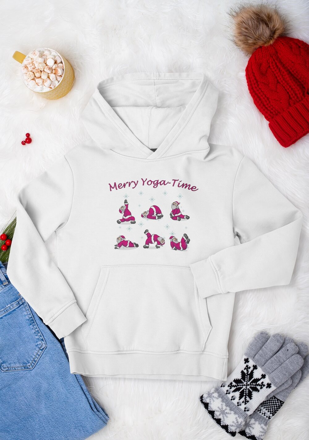 Hoodie bedrucken mit Weihnachts-Motiv