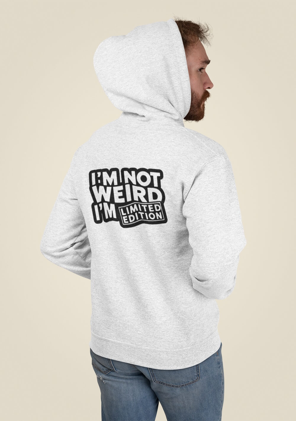 Hoodie für Männer mit Aufdruck