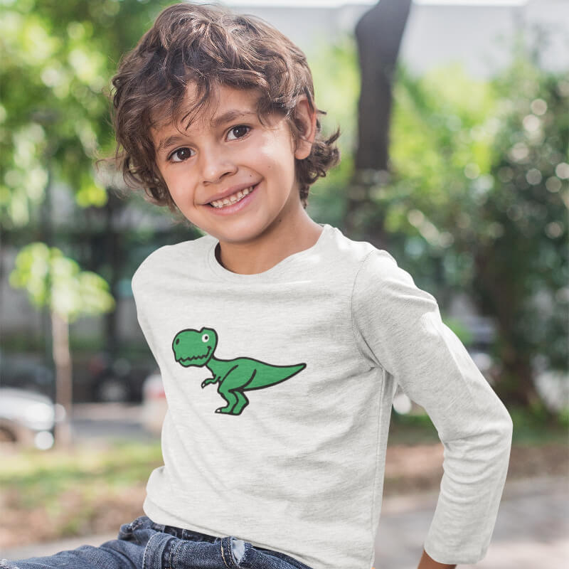 Langarmshirt mit Motiv bedruckt