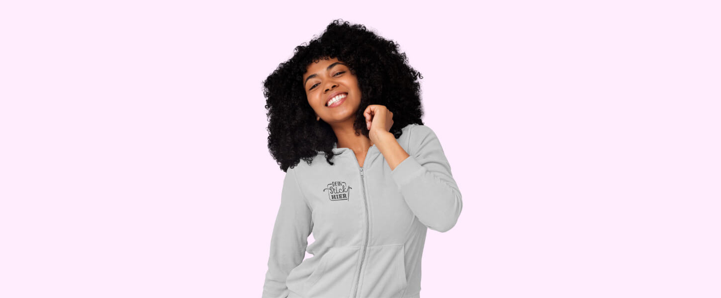 Frauen Jacke besticken 