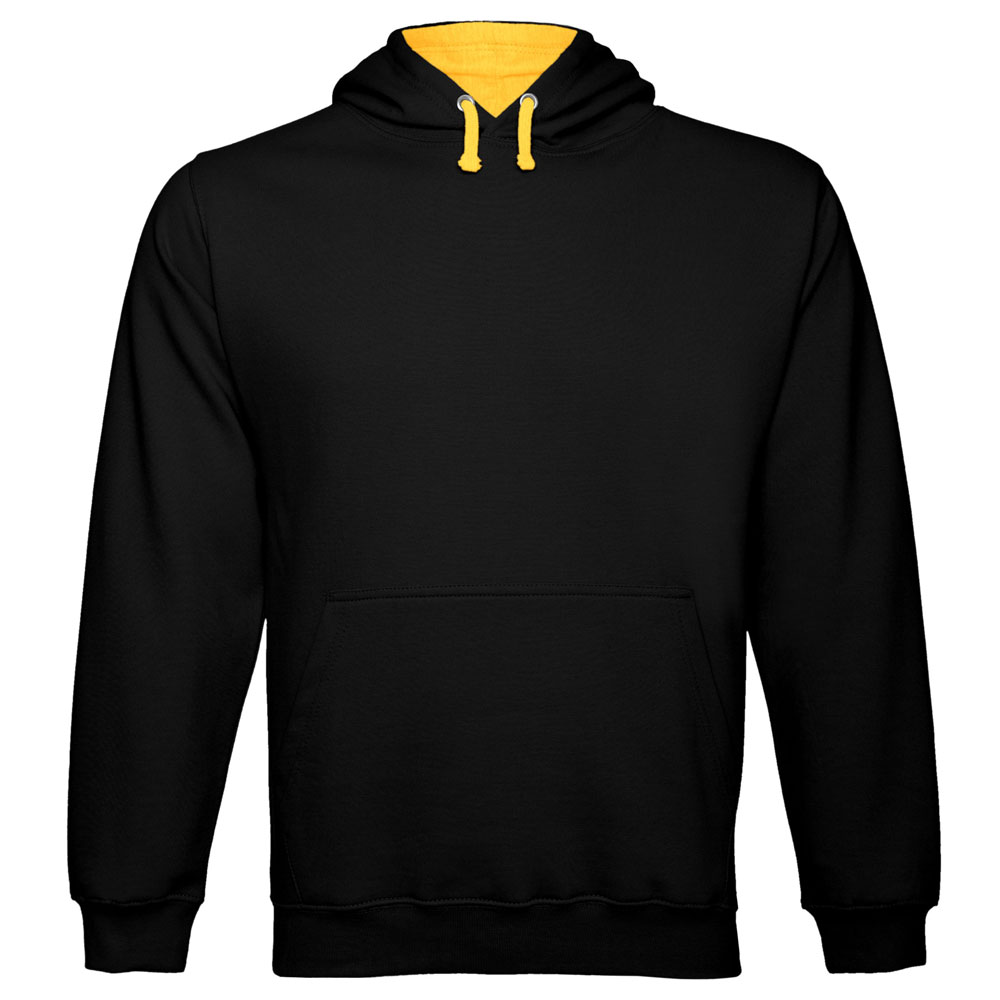 Männer Kontrast Hoodie Varsity in Übergröße