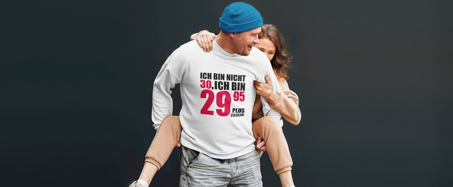 T-Shirt mit Spruch für 30. Geburtstag