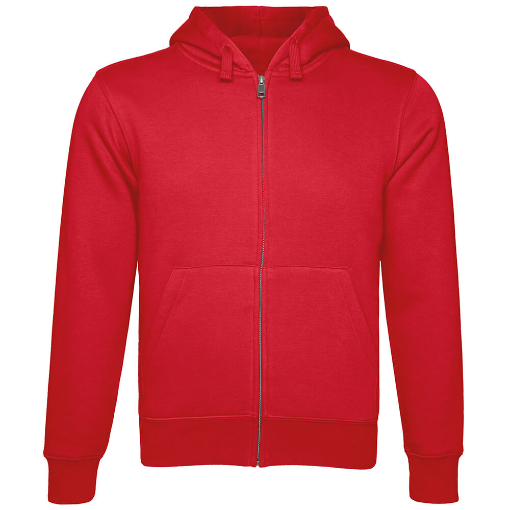 Männer Authentic Kapuzen-Sweatjacke in Übergröße