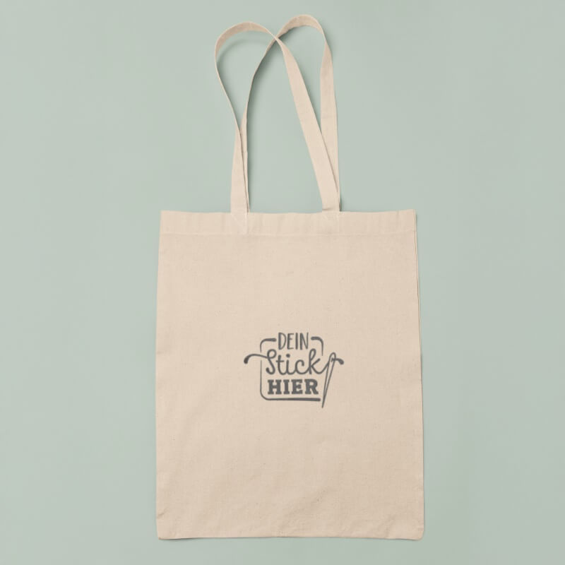 Tasche mit Logo bestickt