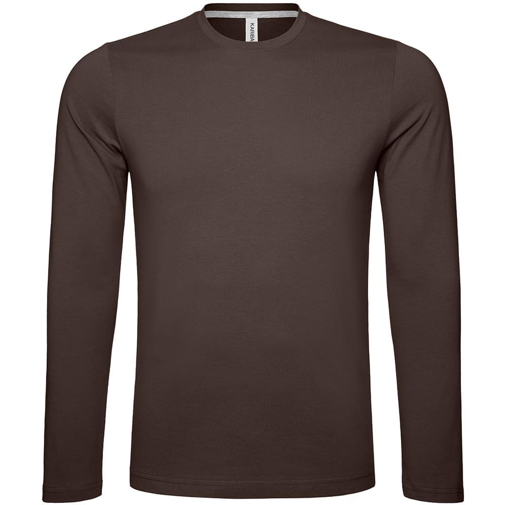 Männer Rundhals Langarmshirt